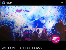 Tablet Screenshot of clubclassuk.com